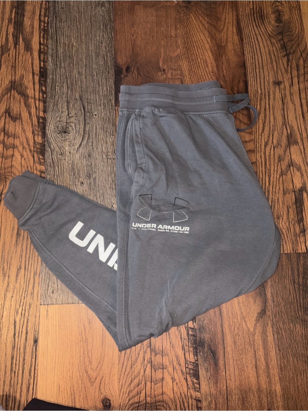 Under Armour Men's Slate Gray Logo Jogger Sweatpants